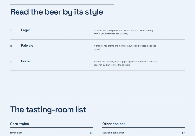 Northbank Ferments page detail