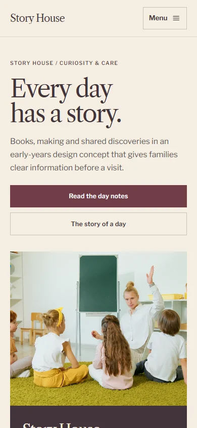 Story House phone layout