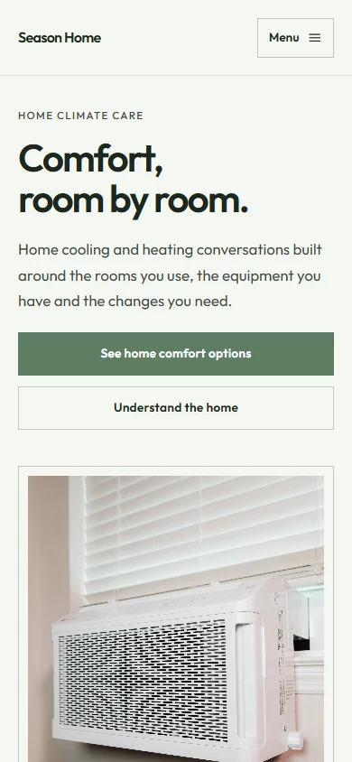 Season Home phone layout