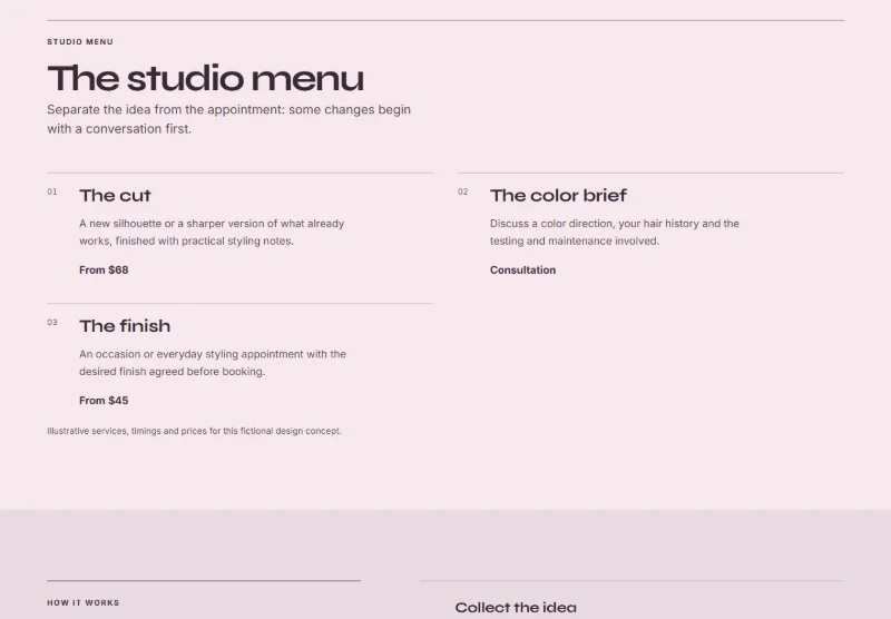 Chroma Studio page detail