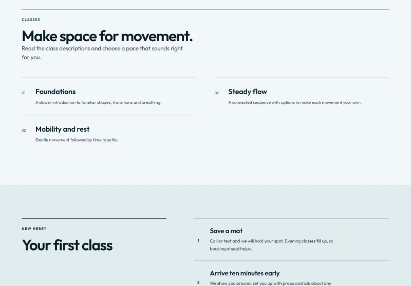 Common Ground Movement page detail